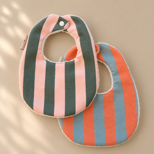 Pack dos baberos pequeños Sunset & Candy