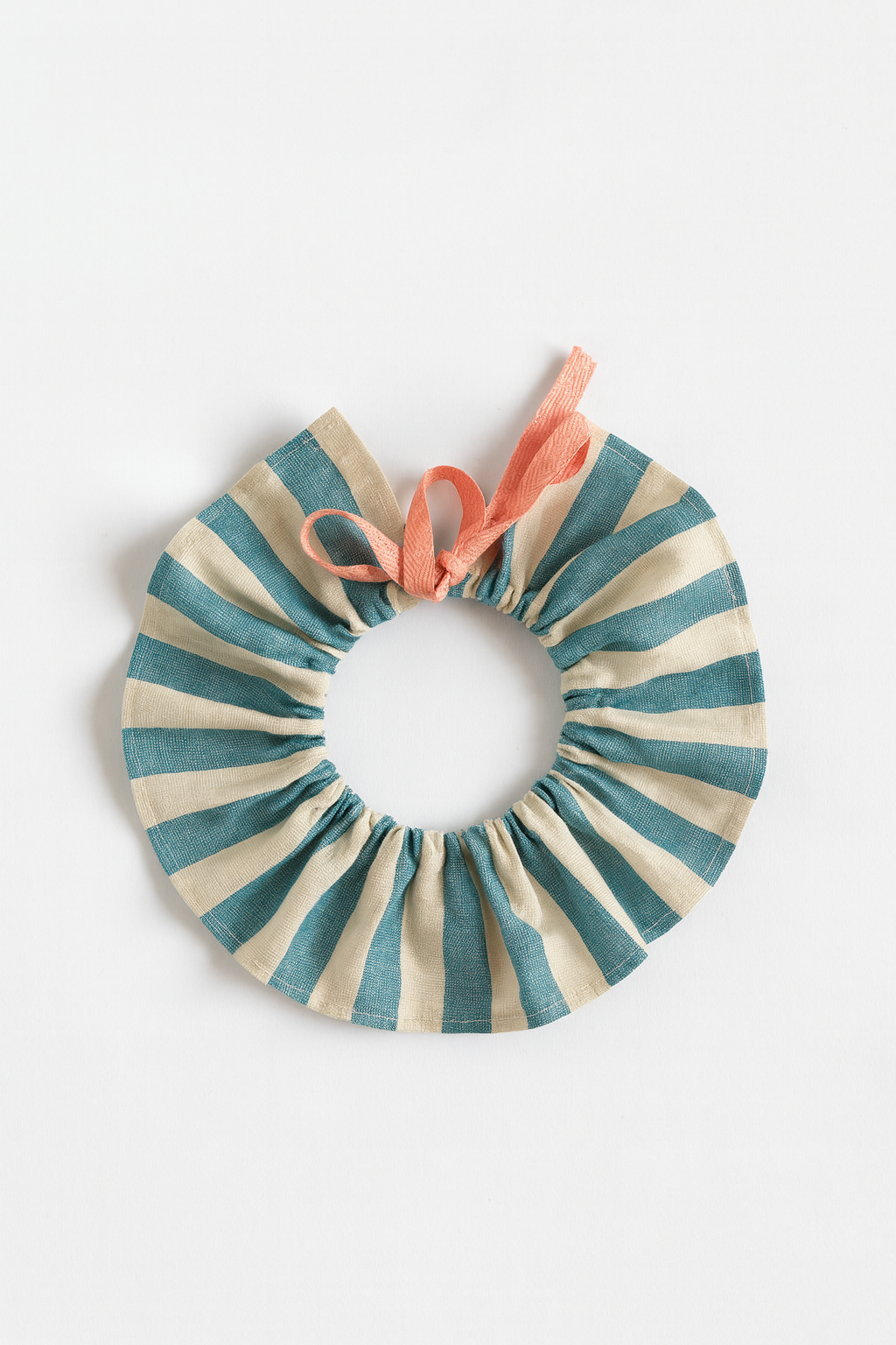 Cuello ajustable rayas azules