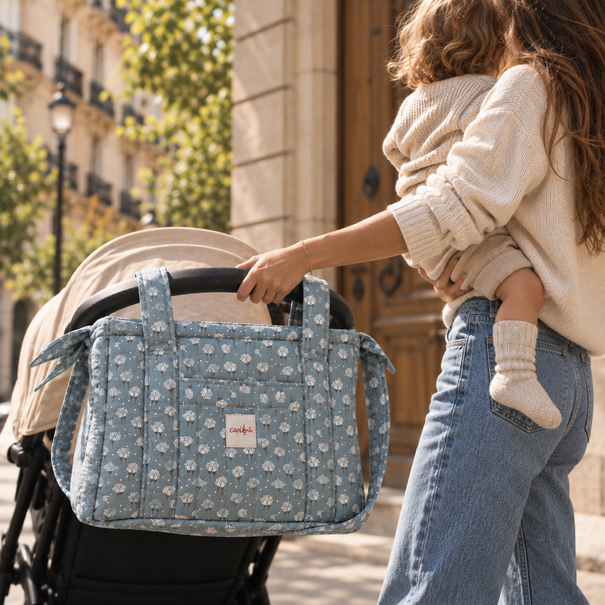 Bolso de paseo impermeable MAXI Cotton Bloom