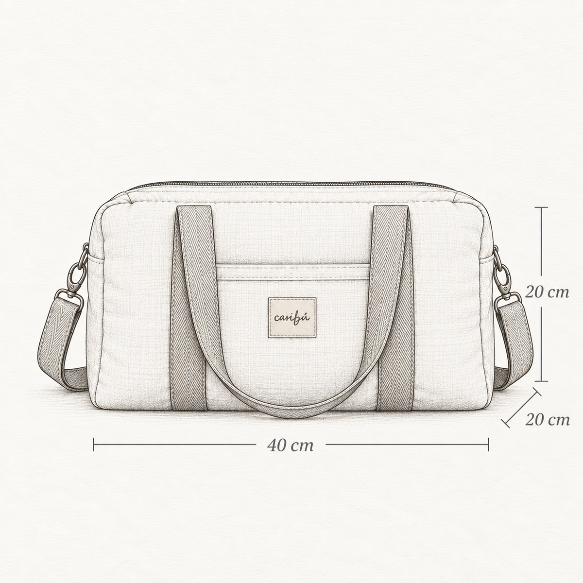 Weekend bag impermeable Rosewood