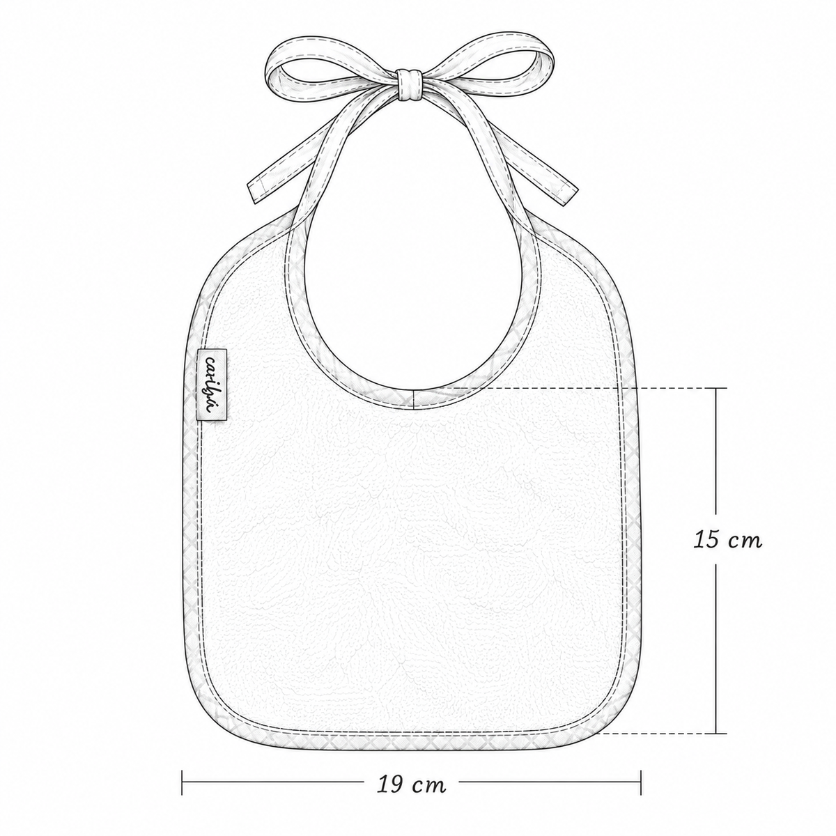 Pack baberos impermeables medianos Cotton Bloom