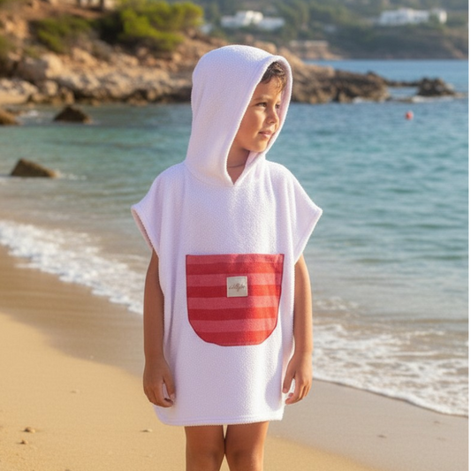 Poncho Playa Cherry Pop