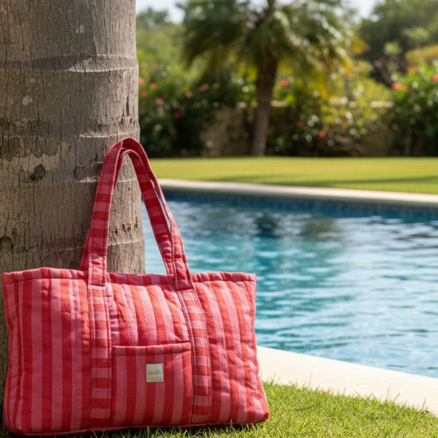 Bolsa de playa XL impermeable Cherry Pop